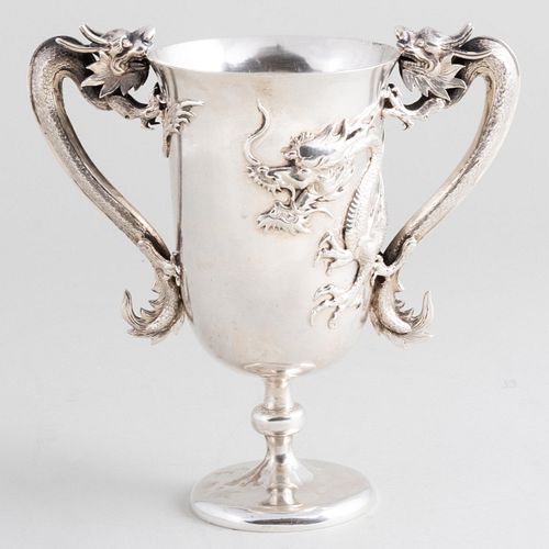 Luen Wo Chinese Export Silver Cup