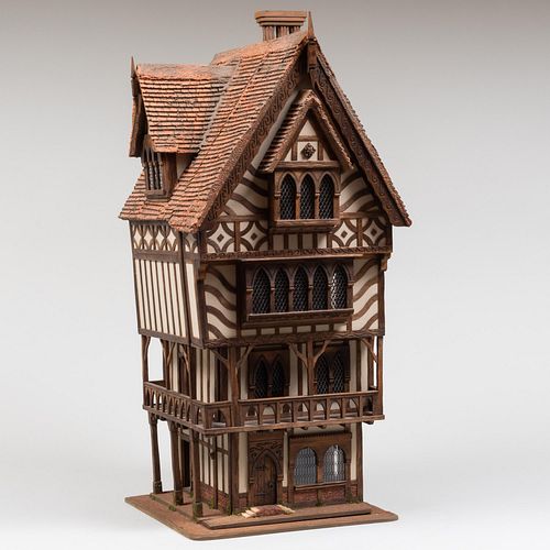 Jim Hemsley Miniature Tudor Lodge 'Trigger Pond'