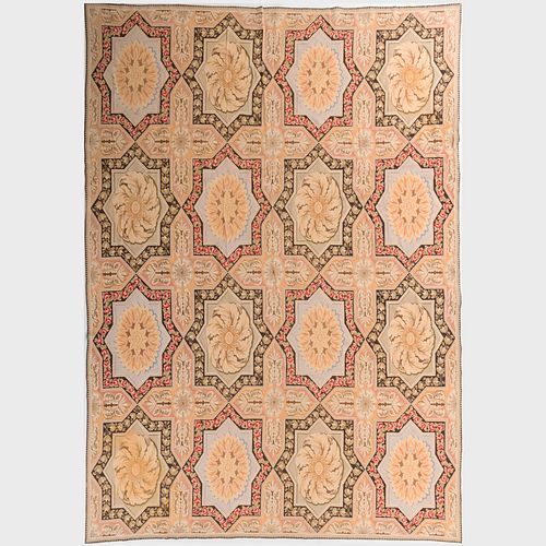 English Floral Needlework Carpet