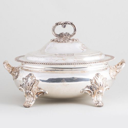 Victorian Silver Plate Tureen and Cover 