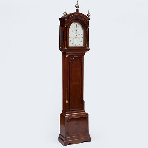George III Mahogany Long Case Clock, Dial Signed John Jackson, London