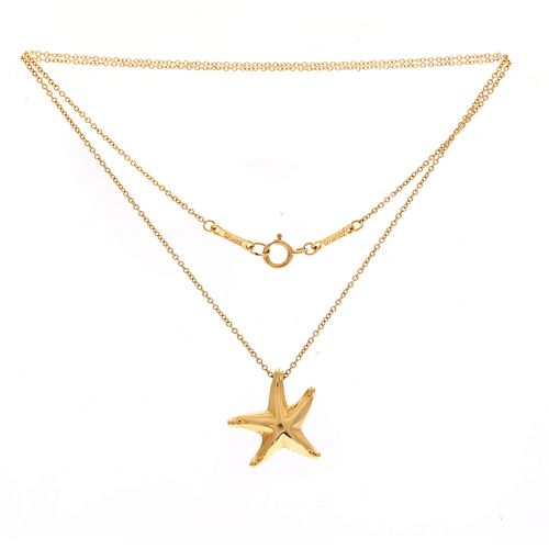 Elsa Peretti for Tiffany & Co. 18k Yellow Gold Starfish Necklace