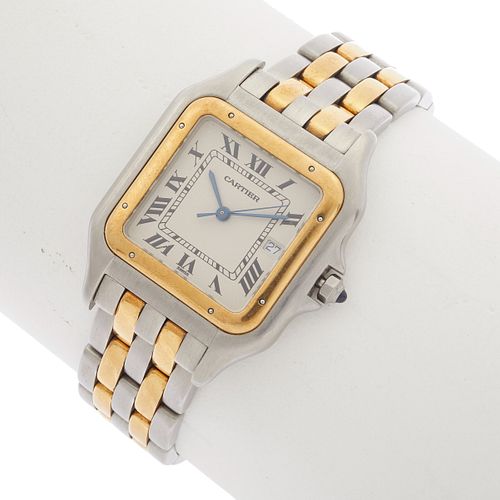 Cartier Panthere 18k, Stainless Steel Wristwatch