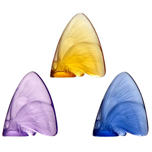 Lalique Glass Butterflies