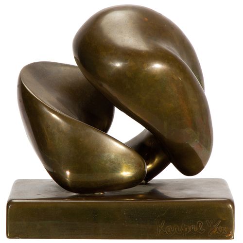 Eli Karpel (1916-1998 American) Bronze