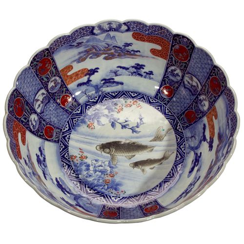 Japanese Export Punch Bowl