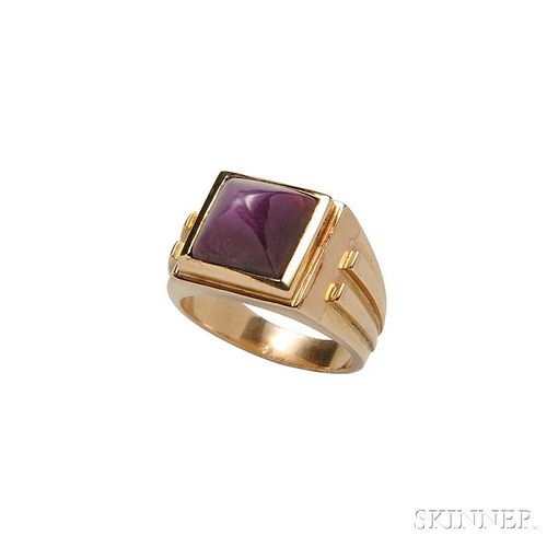 18kt Gold and Ruby Ring