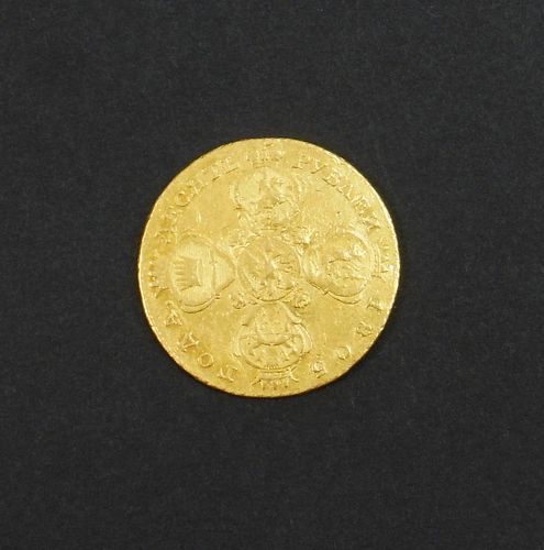 1805 Russia Alexander I 10 Ruble Gold Coin.