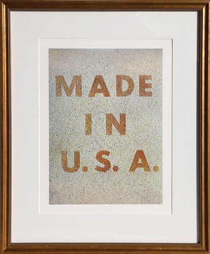 Ed Ruscha, America: Her Best Product (Made in U.S.A.), Offset Lithograph