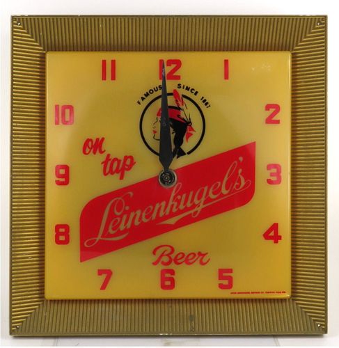 1967 Leinenkugel's Beer Clock Chippewa Falls, Wisconsin