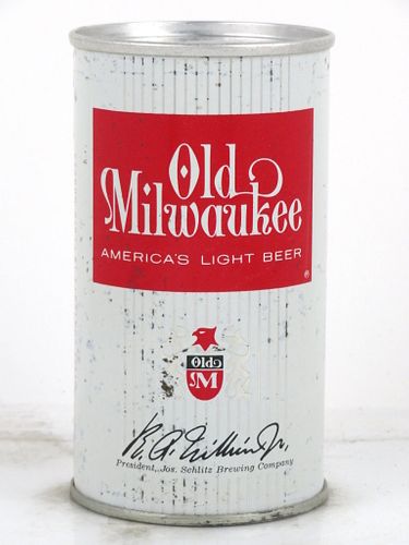 1962 Old Milwaukee Beer 12oz 107-31 Flat Top Can Milwaukee, Wisconsin