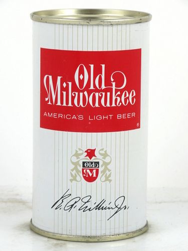 1962 Old Milwaukee Beer 12oz 107-30 Flat Top Can Milwaukee, Wisconsin