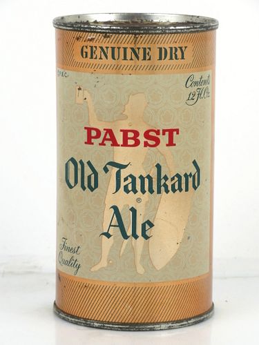 1959 Pabst Old Tankard Ale 12oz 111-04 Flat Top Can Milwaukee, Wisconsin