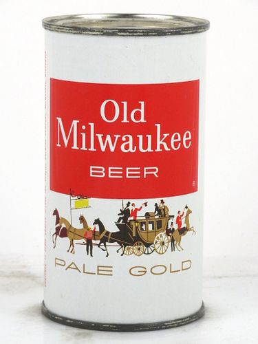 1960 Old Milwaukee Beer 12oz 107-29 Flat Top Can Milwaukee, Wisconsin