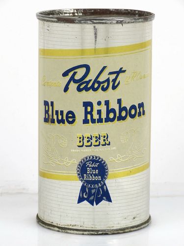 1948 Pabst Blue Ribbon Beer 12oz 111-29.1a Flat Top Can Milwaukee, Wisconsin
