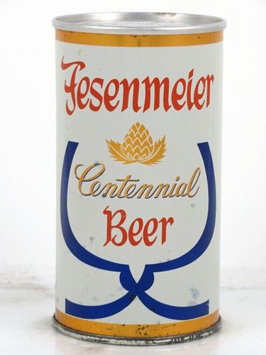 1962 Fesenmeier Centennial Beer 12oz 63-08.5 Flat Top Can Huntington, West Virginia