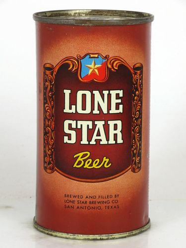 1952 Lone Star Beer 12oz 92-11 Flat Top Can San Antonio, Texas