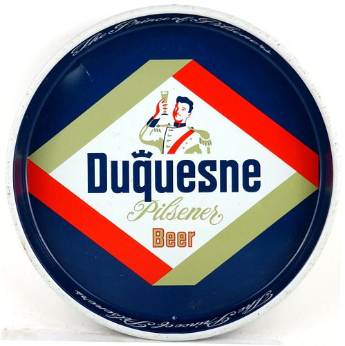 1954 Duquesne Pilsner Beer 13 inch Serving Tray Pittsburgh, Pennsylvania