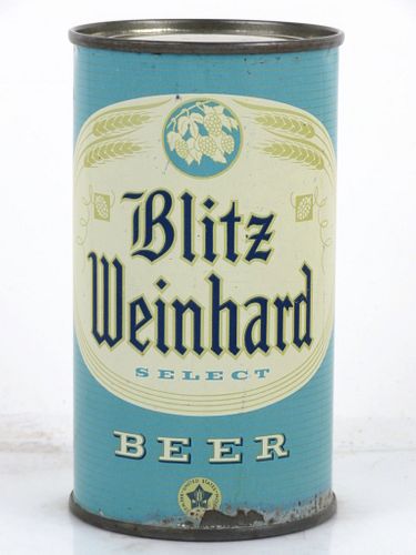 1950 Blitz Weinhard Beer 12oz 39-28 Flat Top Can Portland, Oregon
