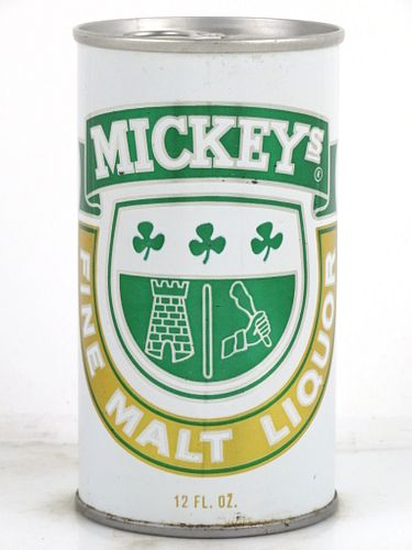 1972 Mickey's Malt Liquor 12oz T93-38 Tab Top Can Brooklyn, New York