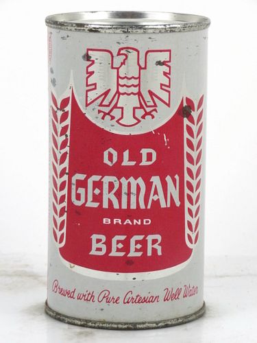 1961 Old German Brand Beer 12oz 106-35.1 Flat Top Can Hammonton, New Jersey