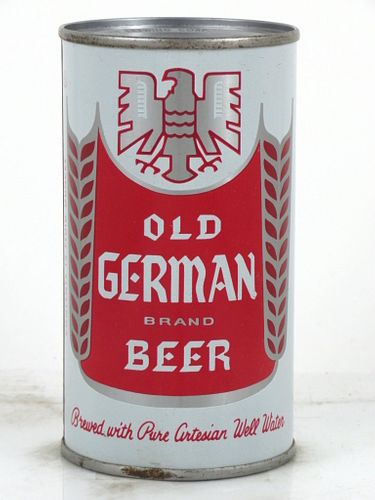 1963 Old German Brand Beer 12oz 106-35.1a Flat Top Can Hammonton, New Jersey