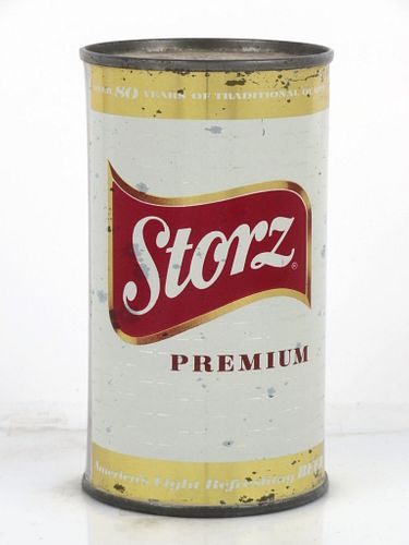 1957 Storz Premium Beer 12oz 137-23 Flat Top Can Omaha, Nebraska