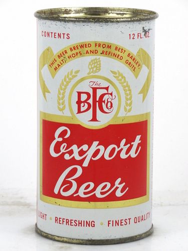 1963 Export Beer 12oz 147-06 Flat Top Can Saint Charles, Missouri