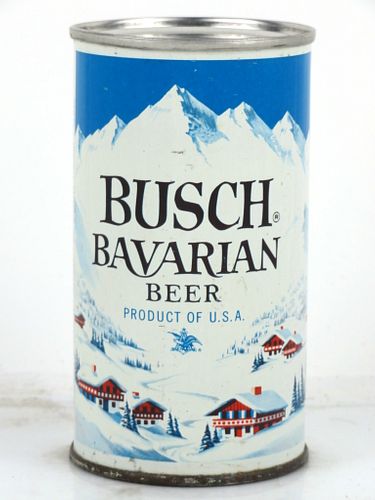 1960 Busch Bavarian Beer 12oz 47-23.3 Flat Top Can Saint Louis, Missouri