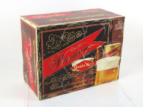 1969 Grain Belt Premium Beer full 12-Pack Can Box 12oz T70-34 Minneapolis, Minnesota