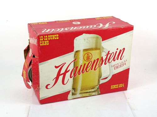 1969 Hauenstein Beer full 12-Pack Can Box 12oz T74-11 Minneapolis, Minnesota