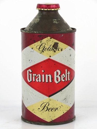 1959 Grain Belt Beer 12oz 167-24 Cone Top Can Minneapolis, Minnesota
