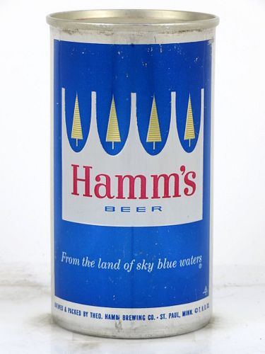 1961 Hamm's Beer 12oz 79-27 Flat Top Can Saint Paul, Minnesota