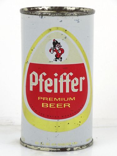 1962 Pfeiffer Premium Beer 12oz 114-32 Flat Top Can Saint Paul, Minnesota