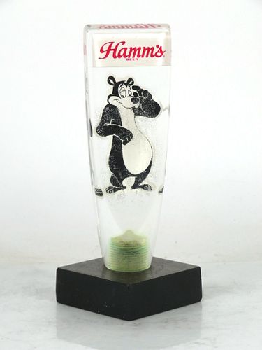 1972 Hamm's Beer Acrylic Tap Handle Saint Paul, Minnesota