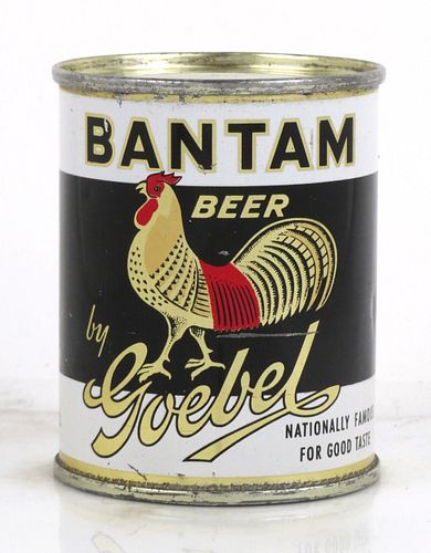 1953 Bantam Beer 8oz Can 241-17.1a Detroit, Michigan
