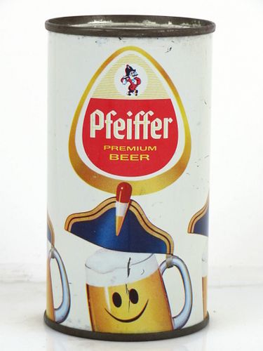 1958 Pfeiffer Premium Beer 12oz 114-24 Flat Top Can Detroit, Michigan