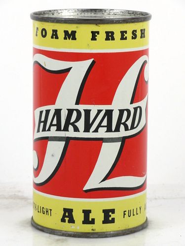 1955 Harvard Ale 12oz 80-31 Flat Top Can Lowell, Massachusetts