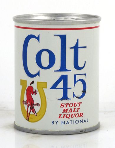 1969 Colt 45 Stout Malt Liquor 8oz Can T28-11 Baltimore, Maryland