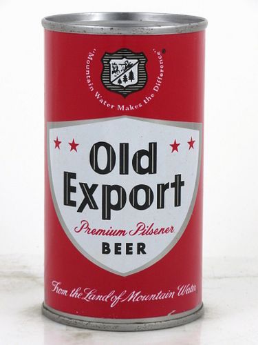 1967 Old Export Premium Beer 12oz 106-14v Flat Top Can Cumberland, Maryland