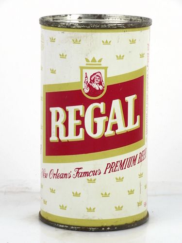 1960 Regal Premium Beer 12oz 121-35 Flat Top Can South Bend, Indiana