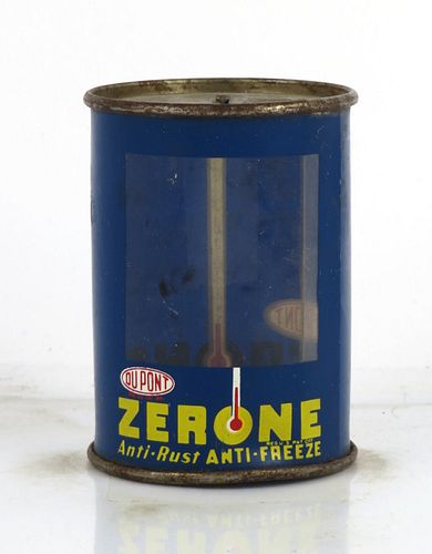 1958 Du Pont Zerone Anti-Freeze Bank Can