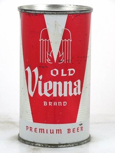 1957 Old Vienna Beer 12oz 108-35.0 Flat Top Can Chicago, Illinois