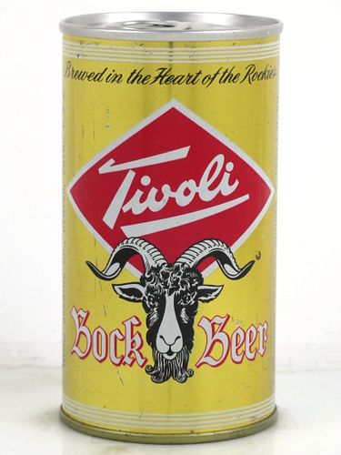 1966 Tivoli Bock Beer 12oz T130-21 Tab Top Can Denver, Colorado