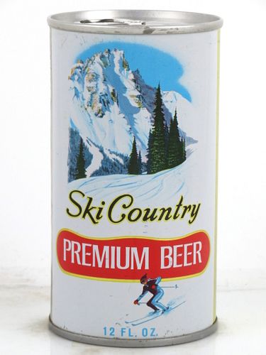 1969 Ski Country Premium Beer 12oz T125-03 Tab Top Can Pueblo, Colorado