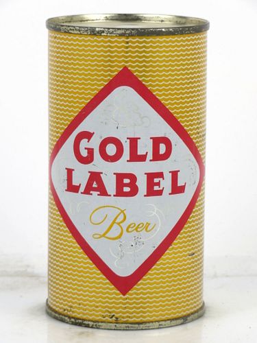 1967 Gold Label Beer 12oz 72-04 Flat Top Can Pueblo, Colorado
