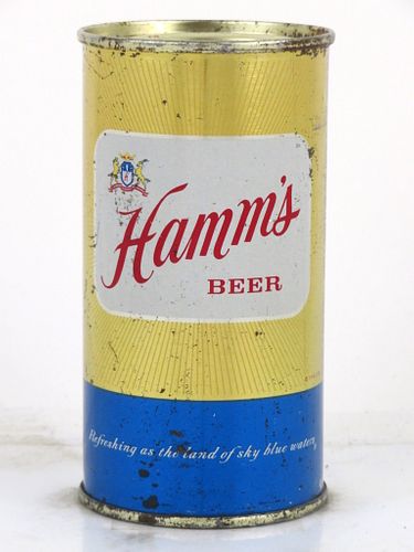 1958 Hamm's Beer 11oz 63-04 Flat Top Can Los Angeles, California