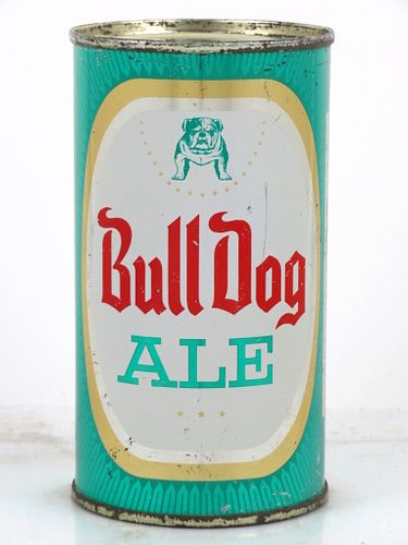 1958 Bull Dog Ale 12oz 45-31 Flat Top Can Los Angeles, California