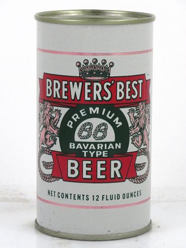 1967 Brewers' Best Beer 12oz T45-32.2 Tab Top Can Los Angeles, California