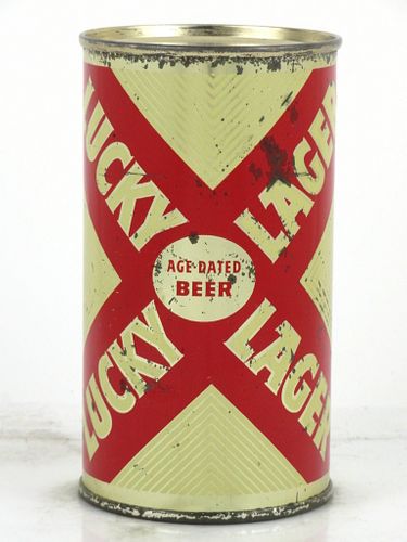 1956 Lucky Lager Beer November 2 1956 12oz 93-18.1 Flat Top Can San Francisco, California